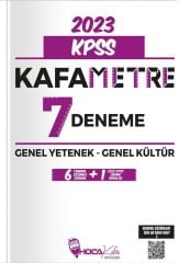 2023 KPSS Genel Yetenek Genel Kültür Kafametre Tamamı Çözümlü 7 Fasikül Deneme Hoca Kafası Yayınları