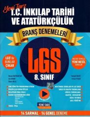 8. Sınıf T. C. İnkılap Tarihi ve Atatürkçülük Branş Denemeleri Yeni Tarz Yayınları