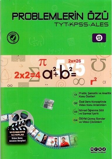 TYT KPSS ALES Problemlerin Özü Merkez Yayınları