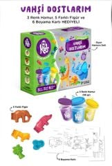 Vahşi Dostlarım Oyun Hamuru Seti 14 Parça Bigkids Toys