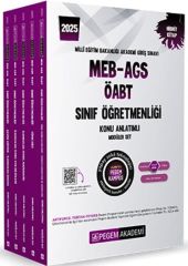 2025 MEB AGS ÖABT Sınıf Öğretmenliği Konu Anlatımlı Set Pegem Yayınları