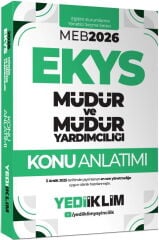 2026 MEB EKYS Müdür Ve Müdür Yardımcılığı Konu Anlatımı Yediiklim