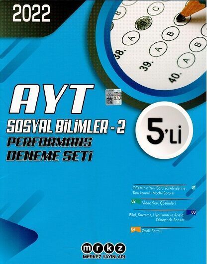 AYT Sosyal Bilimler 2 5 li Performans Deneme Seti Merkez Yayınları