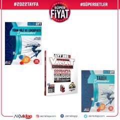 Hız ve Renk AYT Tarih ve Türk Dili Edebiyatı ile Benim Hocam AYT Coğrafya Deneme Seti 3 Kitap