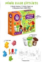 Minik Eller Çiftlikte Oyun Hamuru Seti 16 Parça Bigkids Toys