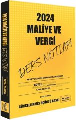 2024 Maliye Vergi Ders Notları KPSS A Grubu ve Kurum Sınavlarına Hazırlık 3. Baskı Makro Kitabevi