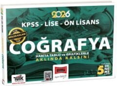 2026 KPSS Lise Ön Lisans Akılda Kalan Coğrafya Harita Tablo ve Grafiklerle 5 Deneme İlaveli Yargı Yayınları