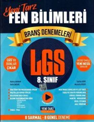 8. Sınıf LGS Fen Bilimleri Branş Denemeleri Yeni Tarz Yayınları