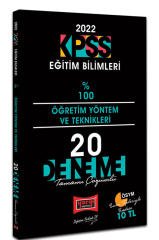 2022 KPSS Eğitim Bilimleri Öğretim Yöntem ve Teknikleri Tamamı Çözümlü 20 Deneme Yargı Yayınları