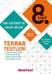 8.Sınıf Din Kültürü ve Ahlak Bilgisi Tekrar Testleri BlokTest Yayınları
