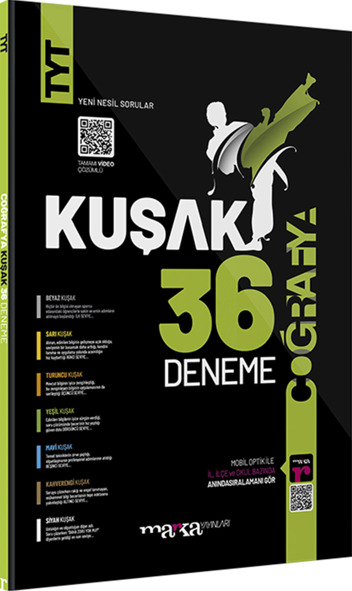 TYT Coğrafya 36 Kuşak Deneme Tamamı Video Çözümlü Marka Yayınları