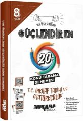 8. Sınıf TC İnkılap Tarihi ve Atatürkçülük Güçlendiren 20 Konu Tarama Denemesi Ankara Yayıncılık