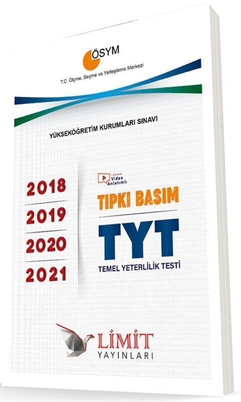 TYT Tıpkı Basım Çıkmış Sorular Limit Yayınları