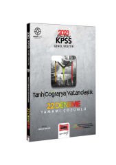 2023 KPSS Hedef Serisi IYI Genel Kültür Tarih-Coğrafya-Vatandaşlık Tamamı Çözümlü 22 Deneme Sınavı Yargı Yayınları