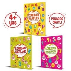 Konuşan Etkinlikler Serisi (4+ Yaş) (3 Kitap Takım) Dokuz Yayınları