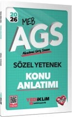2026 MEB AGS Sözel Yetenek Konu Anlatımı Yediiklim