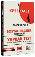 2022 ÖABT Sosyal Bilgiler Öğretmenliği Alanperver Yaprak Test Yargı Yayınları