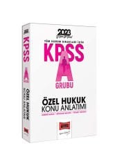 2023 KPSS A Grubu Özel Hukuk Konu Anlatımı Yargı Yayınları