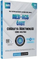 2025 MEB AGS ÖABT Coğrafya Öğretmenliği Konu Anlatımlı Pegem Yayınları