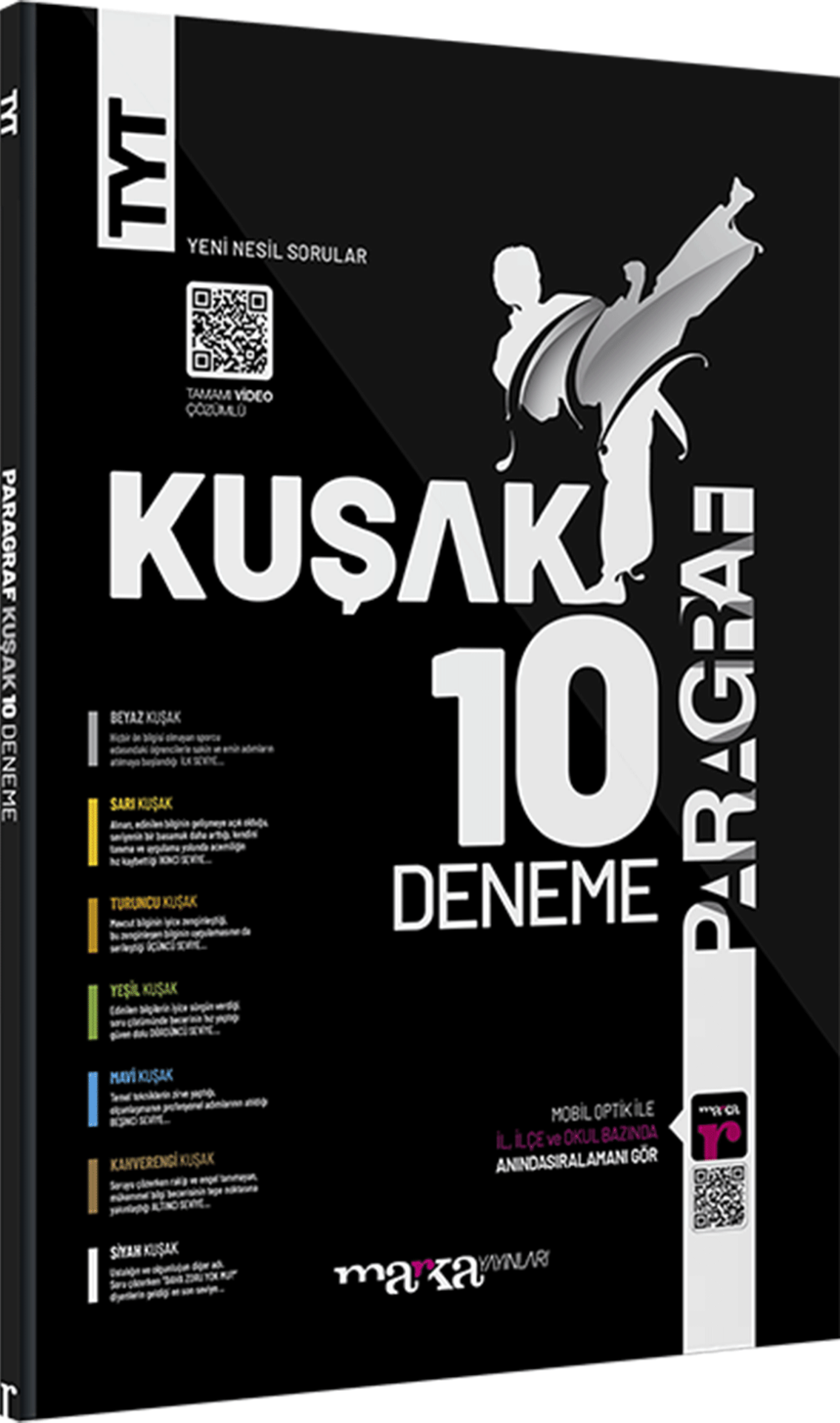 TYT Paragraf Kuşak 10 Deneme Tamamı Video Çözümlü Marka Yayınları