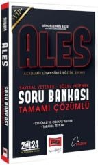 2024 ALES Vip Sayısal Sözel Yetenek Tamamı Çözümlü Soru Bankası Yargı Yayınları