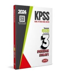 2024 KPSS Genel Yetenek Genel Kültür 3 Fasikül Deneme Data Yayınları