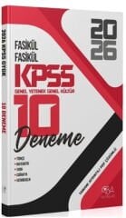 2026 KPSS Genel Yetenek Genel Kültür 10 Deneme CBA Yayınları