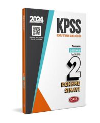 2024 KPSS Genel Yetenek Genel Kültür 2 Fasikül Deneme Data Yayınları