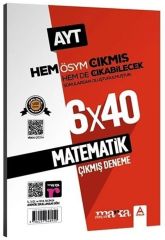 AYT Matematik 6x40 Çıkmış ve Çıkabilecek Denemeler Marka Yayınları