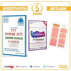 Çöz Kazan TYT 5 Deneme Tonguç Türkiye Geneli Denemesi ve Planlayıcı Seti