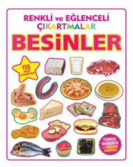 Renkli ve Eğlenceli Çıkartmalar Besinler Parıltı Yayınları