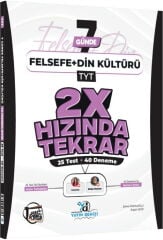 TYT Felsefe ve Din Kültürü Ders Platosu 7 Günde 2X Hızında Tekrar Deneme Yayın Denizi