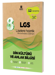 8. Sınıf LGS Din Kültürü ve Ahlak Bilgisi 12 li Deneme Başka Yayıncılık