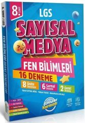 8. Sınıf LGS Sayısal Medya Fen Bilimleri 16 Deneme Ünlüler Karması