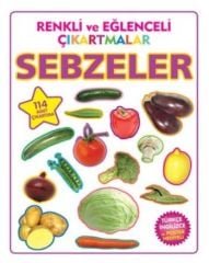 Renkli ve Eğlenceli Çıkartmalar Sebzeler Parıltı Yayınları