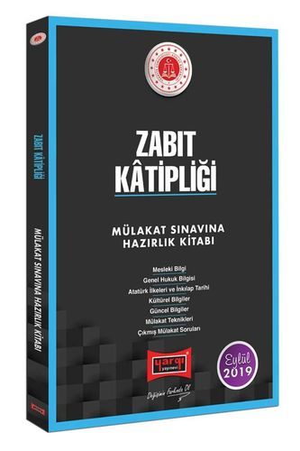 Zabıt Katipliği Mülakat Sınavına Hazırlık Kitabı Yargı Yayınları