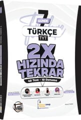 TYT Türkçe Ders Platosu 7 Günde 2X Hızında Tekrar Deneme Edebiyat Sokağı