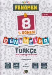 8. Sınıf LGS 1. Dönem Türkçe Fenomen 7 li Deneme Gama Okul