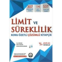 Limit ve Süreklilik Konu Özetli Çözümlü Kitapçık Yüzde Yüz Yayıncılık
