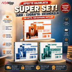 Benim Hocam 2026 KPSS Tarih Coğrafya ve Vatandaşlık Video Ders Notları Seti 3 Kitap
