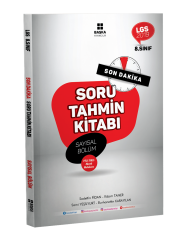 8. Sınıf LGS Sayısal Bölüm Soru Tahmin Kitabı Başka Yayıncılık