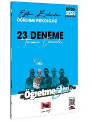 2023 KPSS Eğitim Bilimleri Öğretmenler Ekibi Öğrenme Psikolojisi Tamamı Çözümlü 23 Deneme Sınavı Yargı Yayınları