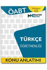 ÖABT Türkçe Öğretmenliği Konu Anlatımı Master Work