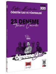 2023 KPSS Eğitim Bilimleri Öğretmenler Ekibi Öğretim İlke ve Yöntemleri Tamamı Çözümleri 23 Deneme Sınavı Yargı Yayınları