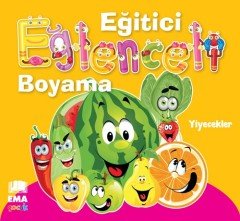 Eğlenceli Bilgili Boyama   Yiyecekler  EMA KİTAP