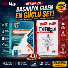 Bilgi Sarmal 10. Sınıf Fizik ve AKM Dil Bilgisi Soru Bankası Seti 2 Kitap