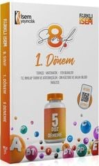 8.Sınıf 1. Dönem Tüm Dersler Tamamı Çözümlü 5 Doz Deneme İsem Yayınları