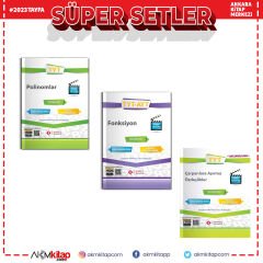 Sonuç Yayınları TYT Fonksiyon Polinomlar ve Permütasyon Kombinasyon Fasikülleri Seti 3 Kitap