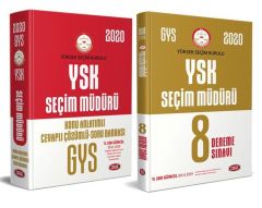 2020 Yüksek Seçim Kurulu YSK Seçim Müdürü Sınav Seti GYS Data Yayınları