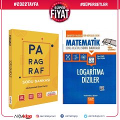 Çap Logaritma Diziler ve Ankara Kitap Merkezi Paragraf Soru Bankası Seti 2 Kitap
